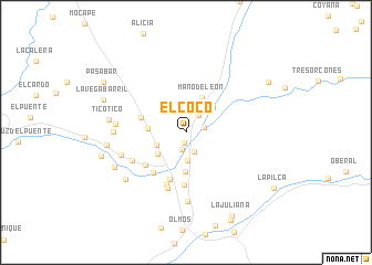 map of El Coco