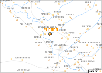 map of El Coco