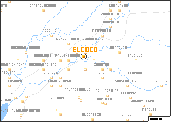 map of El Coco