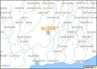 map of El Coco