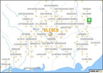 map of El Coco