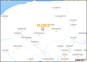 map of El Coco