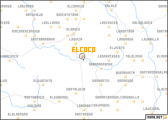 map of El Coco