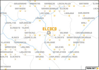 map of El Coco