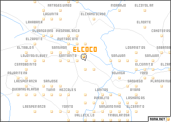 map of El Coco