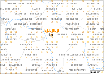 map of El Coco