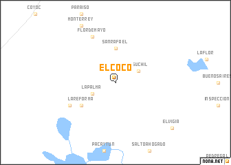 map of El Coco