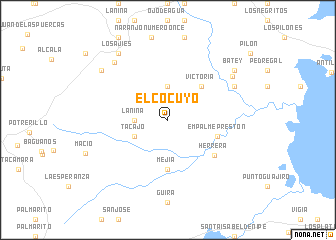 map of El Cocuyo