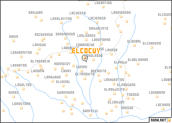 map of El Cocuy