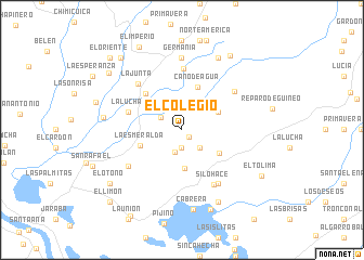 map of El Colegio