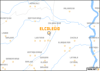 map of El Colegio