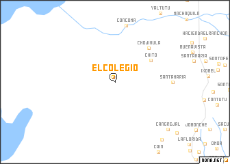 map of El Colegio