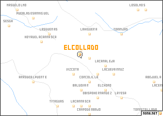 map of El Collado