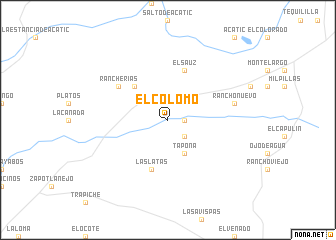 map of El Colomo