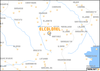 map of El Colonel