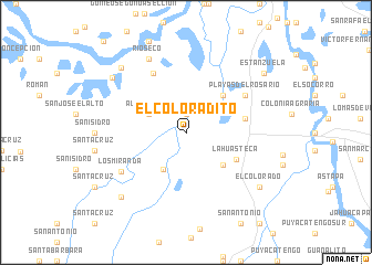 map of El Coloradito