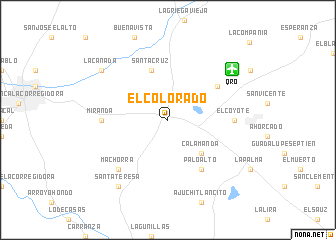 map of El Colorado