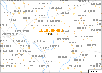 map of El Colorado