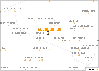 map of El Colorado