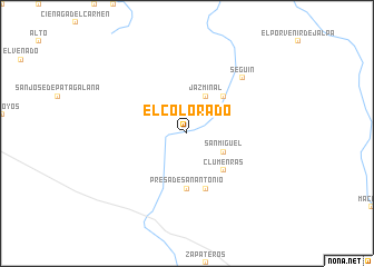 map of El Colorado