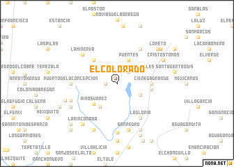 map of El Colorado