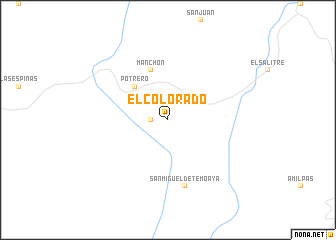 map of El Colorado