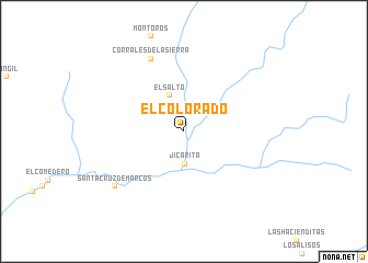 map of El Colorado