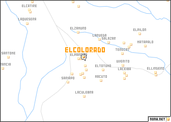 map of El Colorado