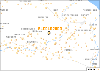 map of El Colorado