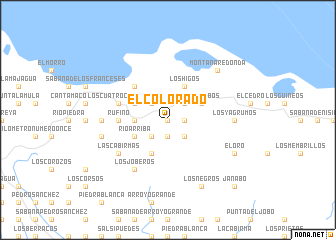 map of El Colorado