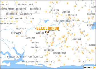 map of El Colorado