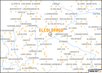 map of El Colorado