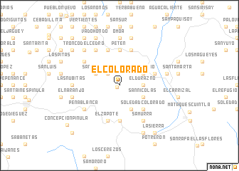 map of El Colorado