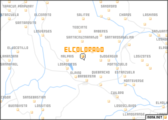 map of El Colorado