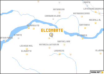 map of El Combate