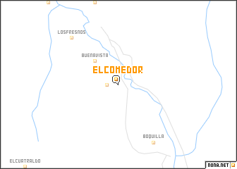 map of El Comedor