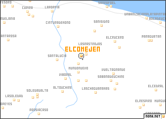 map of El Comejen