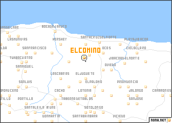 map of El Comino