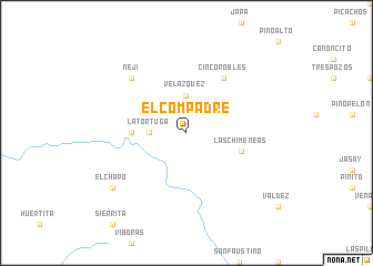 map of El Compadre