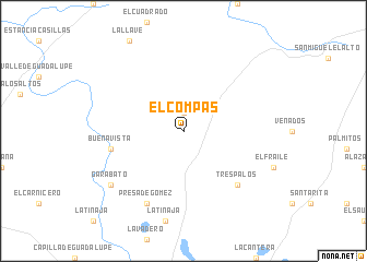 map of El Compás