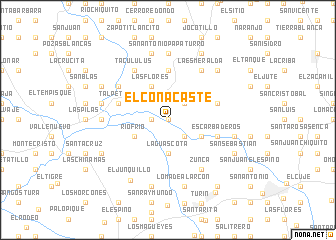 map of El Conacaste
