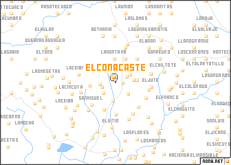 map of El Conacaste