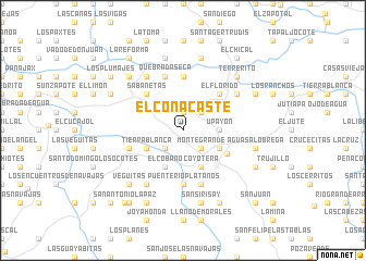 map of El Conacaste