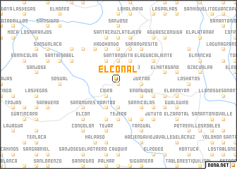 map of El Conal