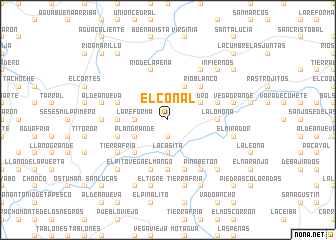 map of El Conal