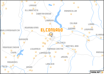 map of El Condado