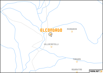 map of El Condado