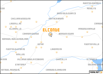 map of El Conde