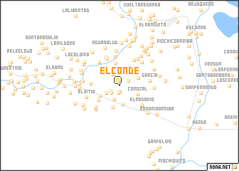 map of El Conde
