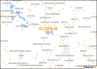 map of El Conejo